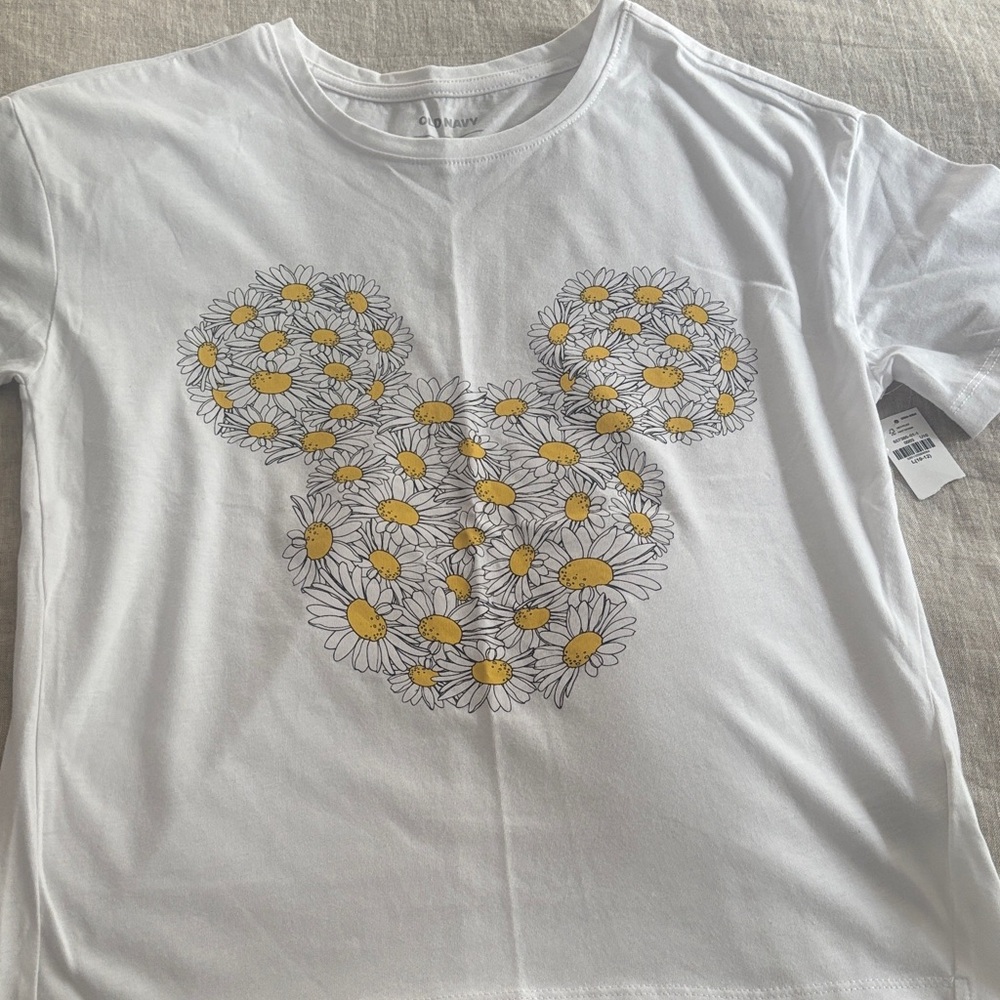 White Disney Daisy Graphic Kids T-Shirt
